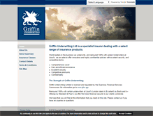 Tablet Screenshot of griffin-underwriting.com